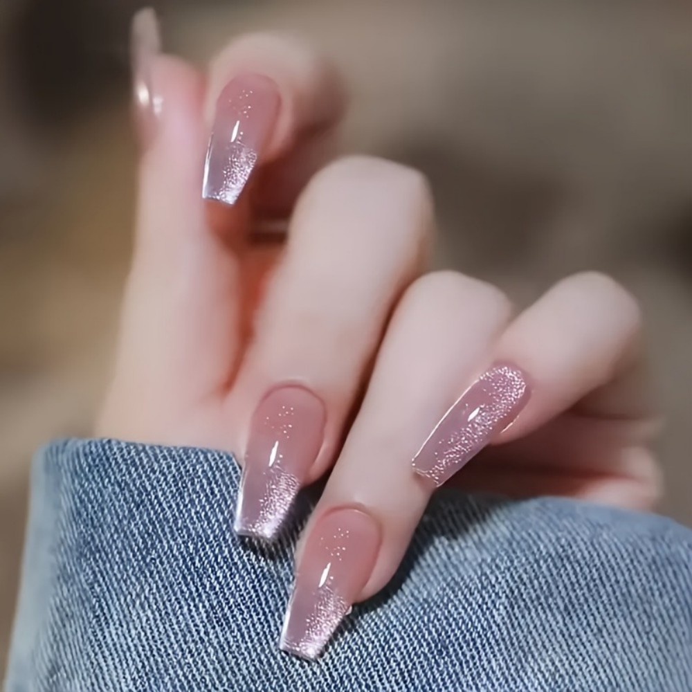 24pcs Sparkling Pink Glitter C - Nail Art Gliter reseña y precio