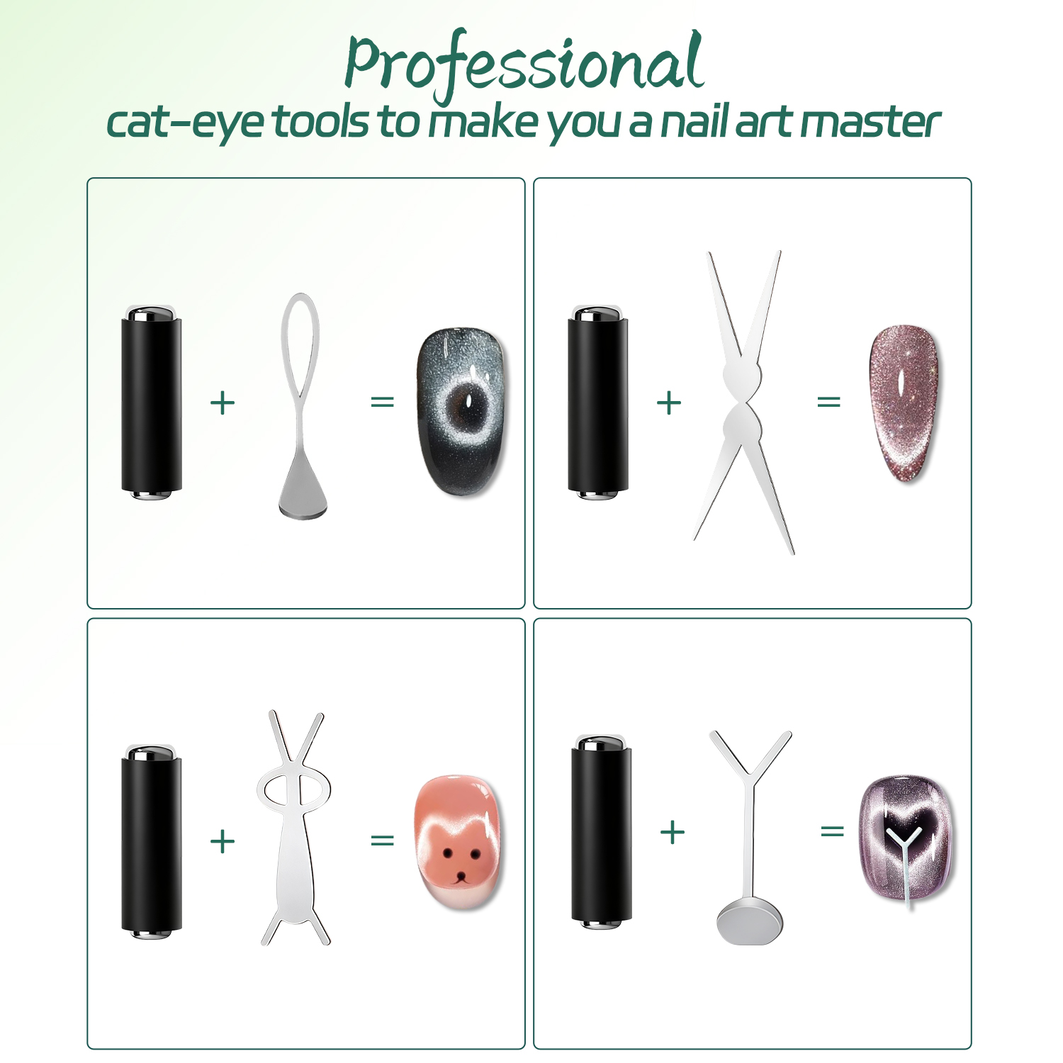 Nailpop Cat Eye Magnet Kit Sil - Nail Art Full Color reseña y precio