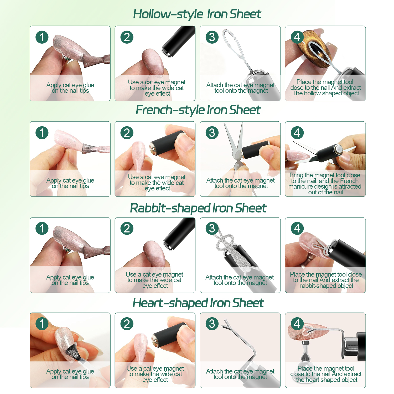 Nailpop Cat Eye Magnet Kit Sil - Nail Art Full Color reseña y precio