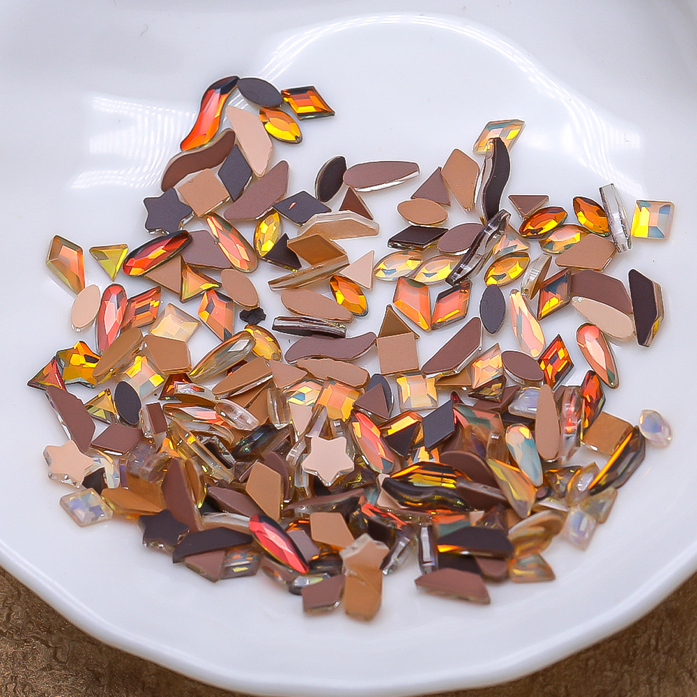 100Pcs Mini Maillard Color 3D  - Nail Art Xs reseña y precio