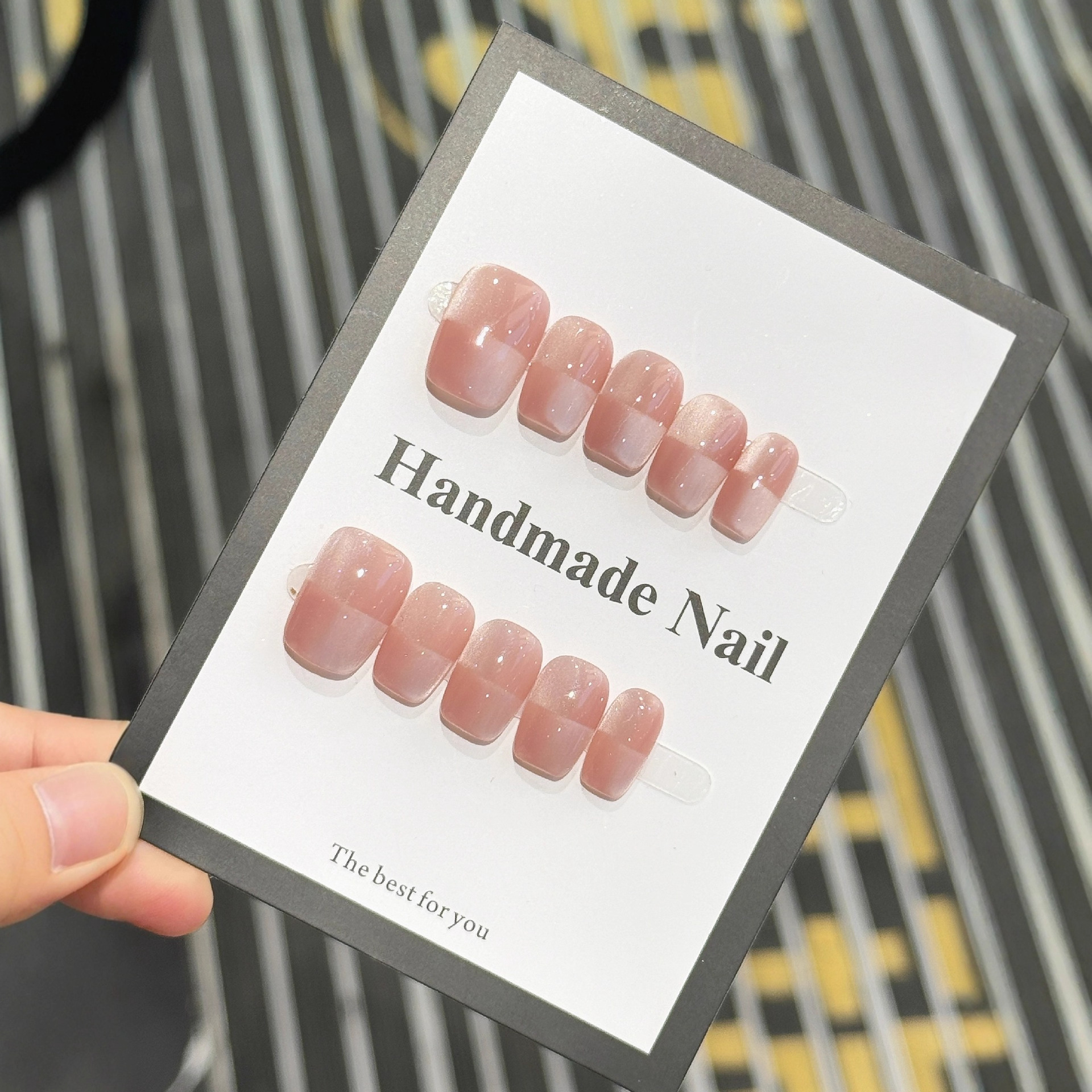 10pcs Aurora Chrome Press on N - Nail Art Gliter reseña y precio