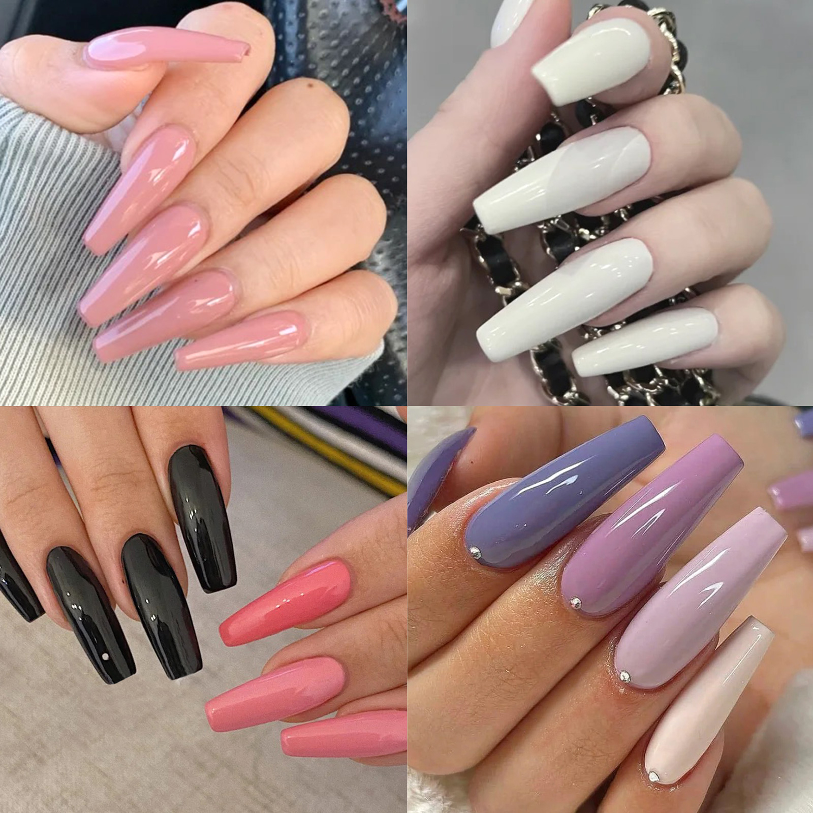 24 grids solid color wear nail - Nail Art Pink reseña y precio