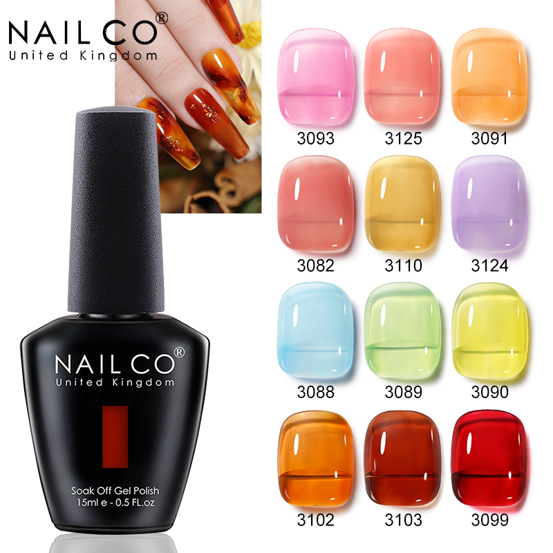 NailCo Jelly Gel Nail Polish T - Nail Art Natural Pink reseña y precio