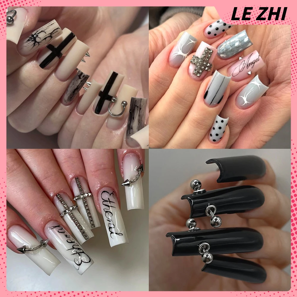 Y2K Spice Girls 10Pcs Handmade - Nail Art Gothic reseña y precio