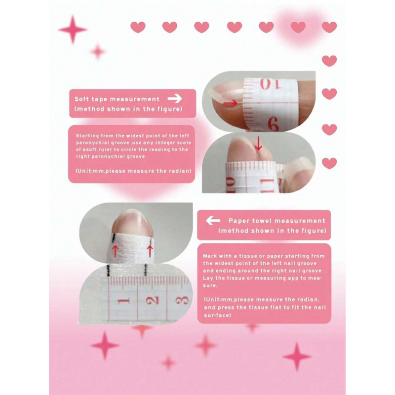 10pcs handmade pink press on n - Nail Art Pink reseña y precio
