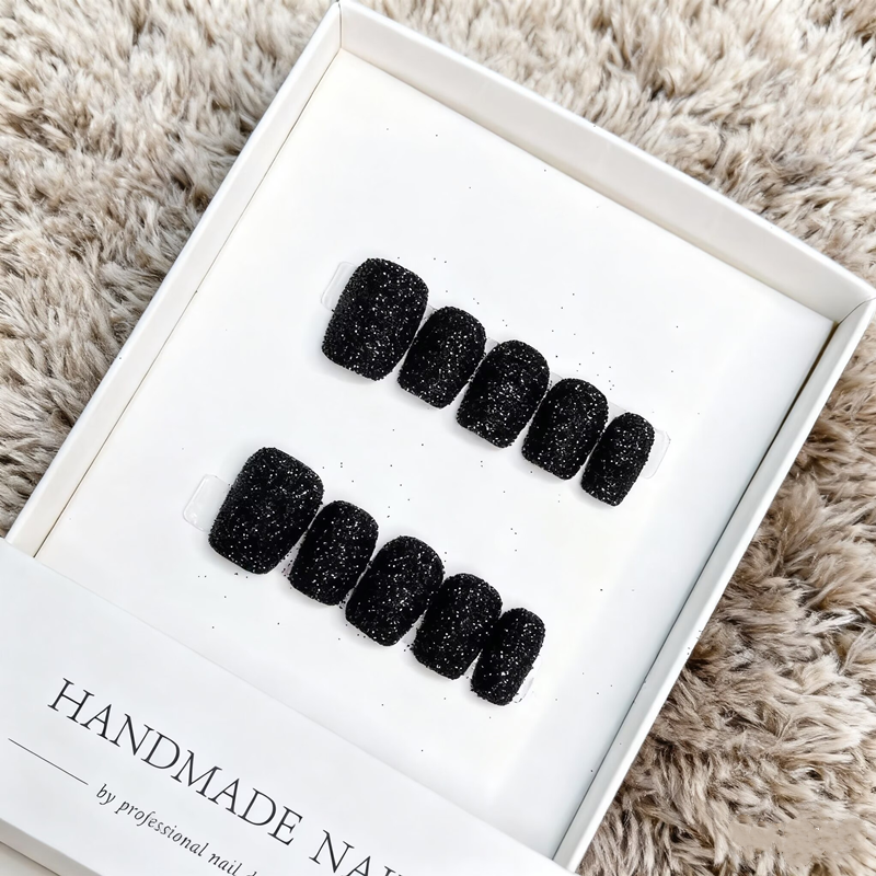 10PCS Handmade Short Square Pr - Nail Art Xs reseña y precio
