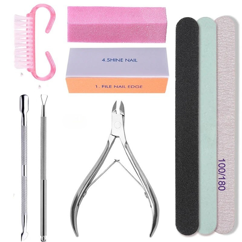 Nail Set Art Sand Files Buffer - Nail Art Full Color reseña y precio
