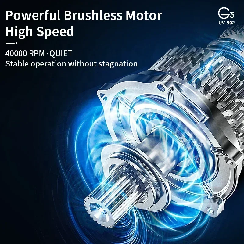oxxi UV G3 40000 rpm Brushless - Nail Drill Machine reseña y precio