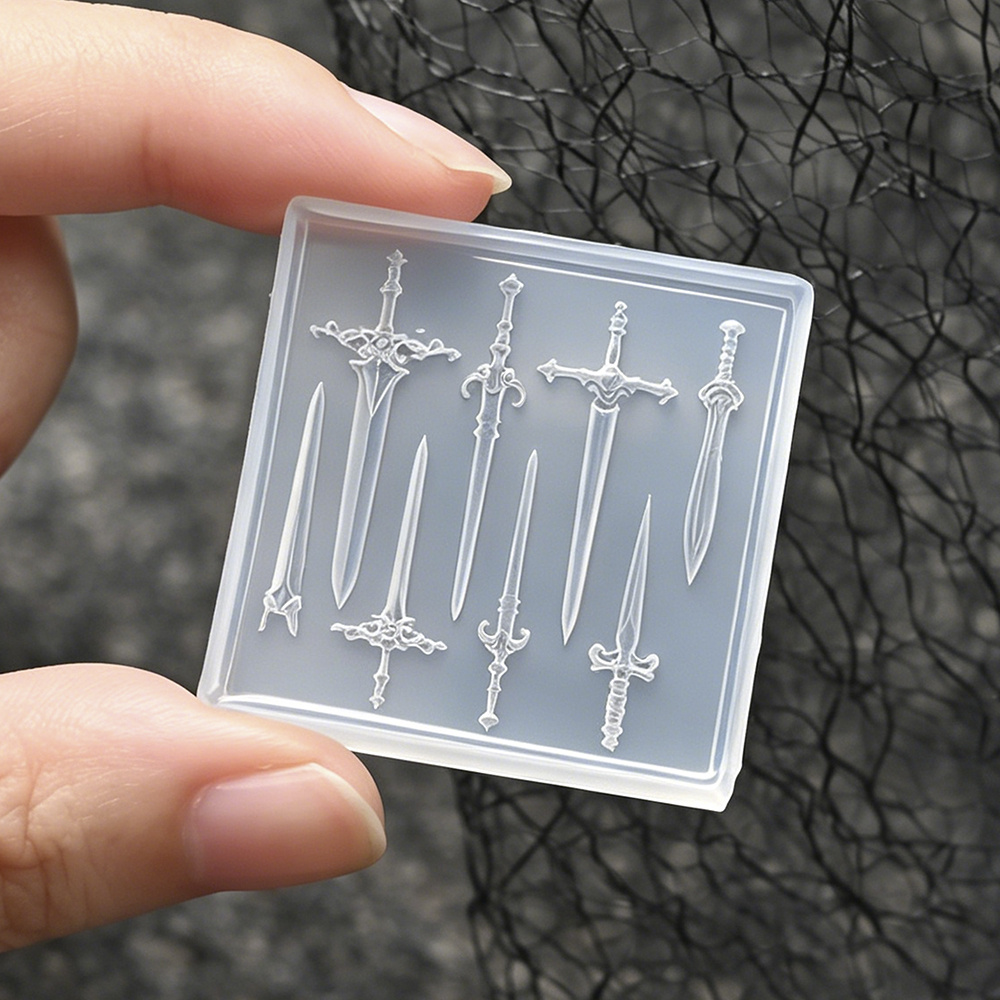1Pc Mini Sword Nail Mold Medie - Nail Art Gothic reseña y precio