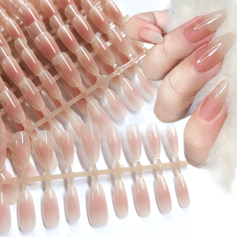 30Pcs Nude Color Fake Nail Fas - Nail Art Xs reseña y precio