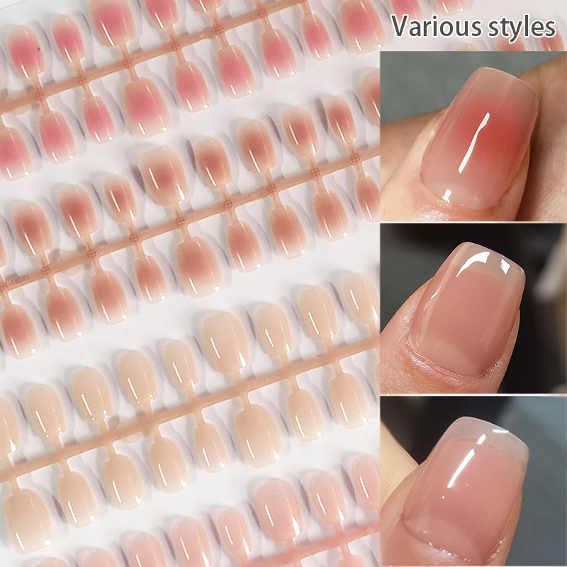 30Pcs Nude Color Fake Nail Fas - Nail Art Xs reseña y precio