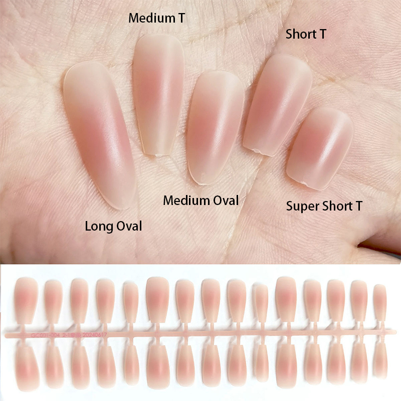 30Pcs Nude Color Fake Nail Fas - Nail Art Xs reseña y precio
