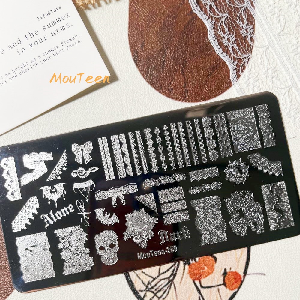 MouTeen259 Gothic Lace Nail St - Nail Art Gothic reseña y precio