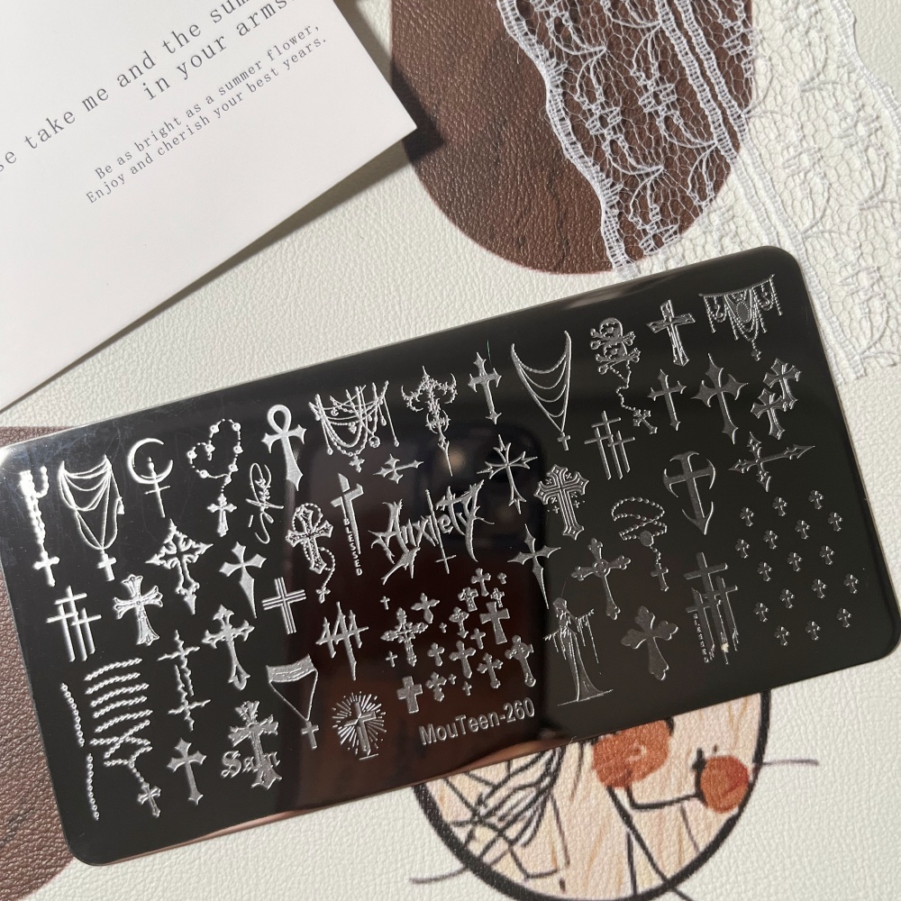MouTeen259 Gothic Lace Nail St - Nail Art Gothic reseña y precio