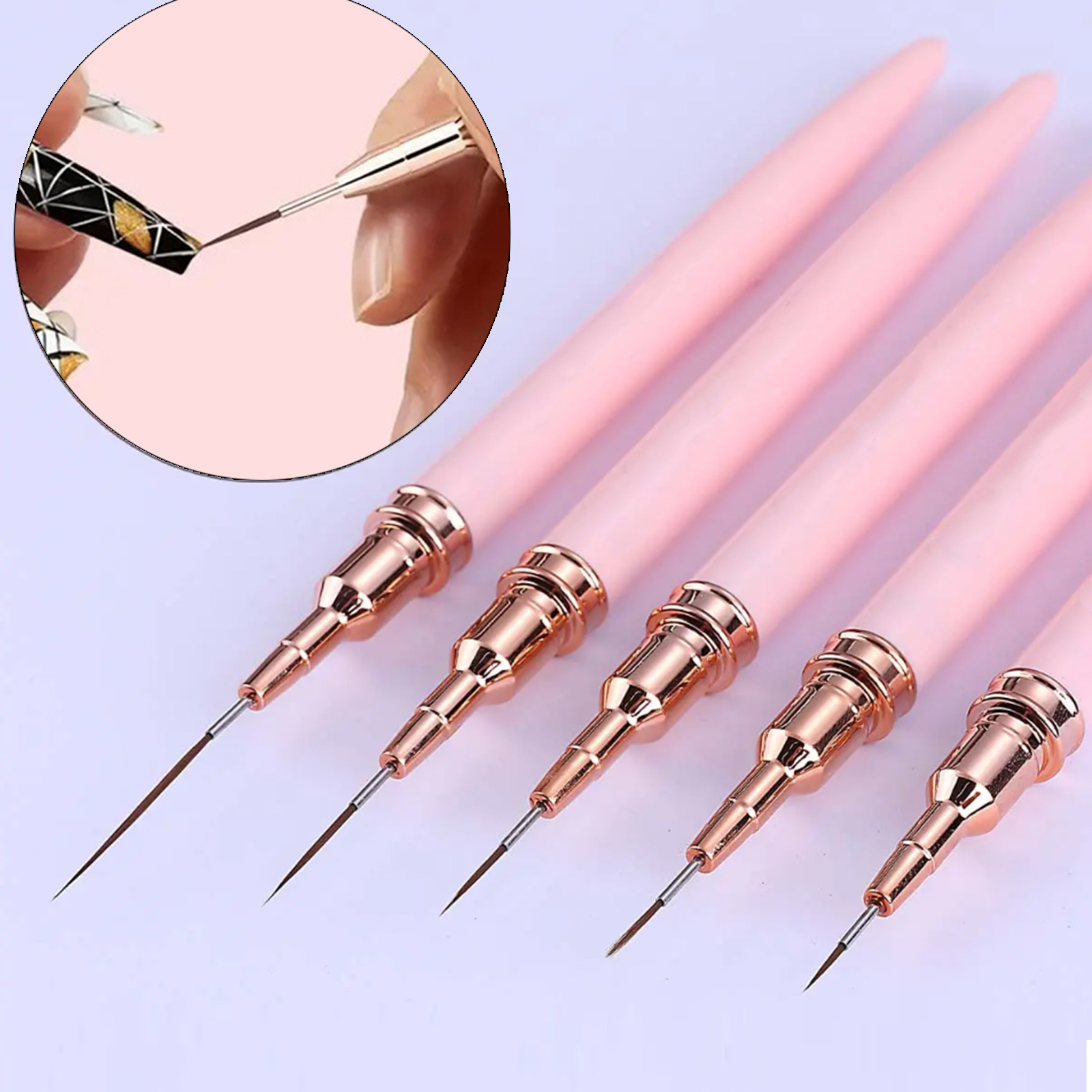 5-Piece Nail Art Pen Set, Ultr - Nail Gel Polish Set reseña y precio