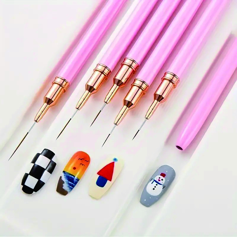 5-Piece Nail Art Pen Set, Ultr - Nail Gel Polish Set reseña y precio