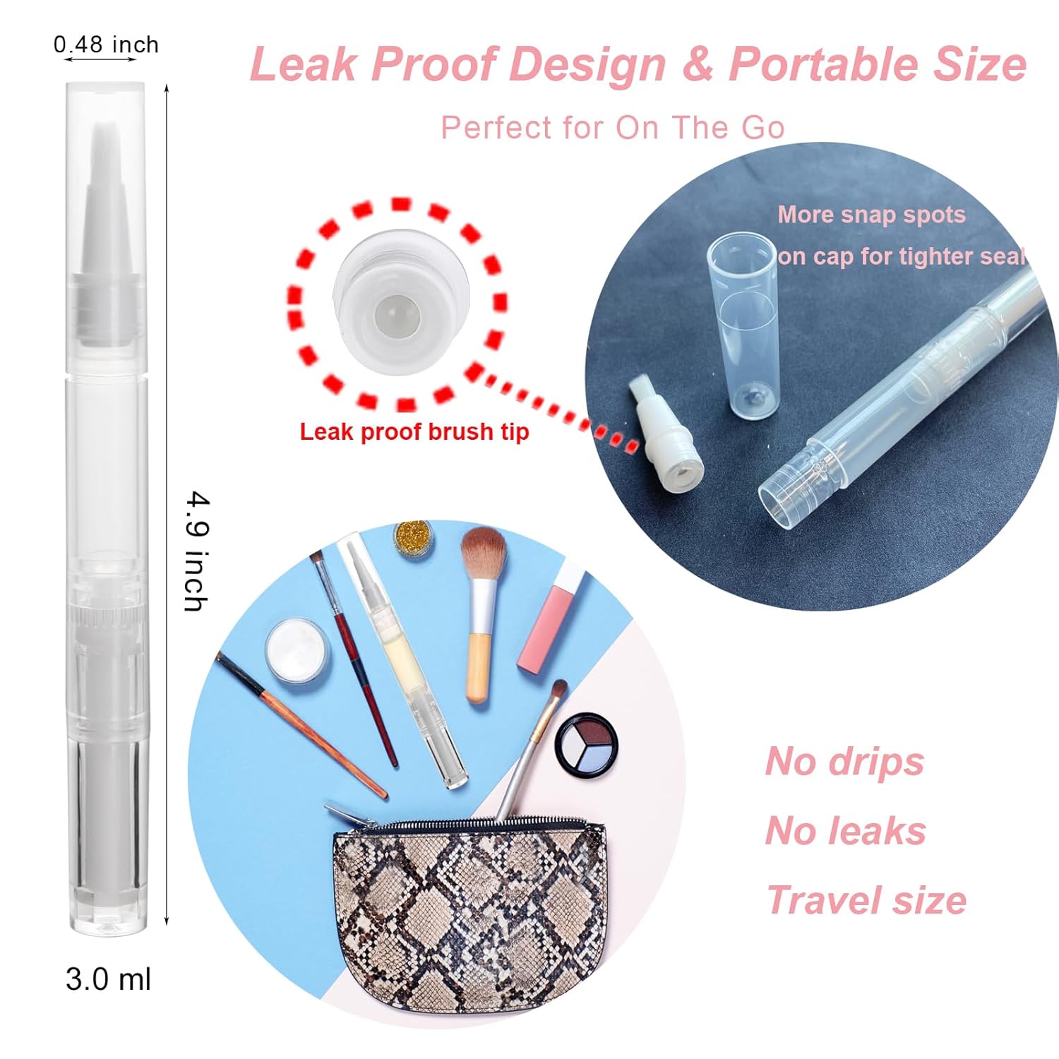 12 Pcs 3ml Empty Cuticle Oil P - Cuticle Oil Pen reseña y precio